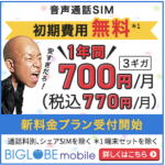 BIGLOBEモバイル